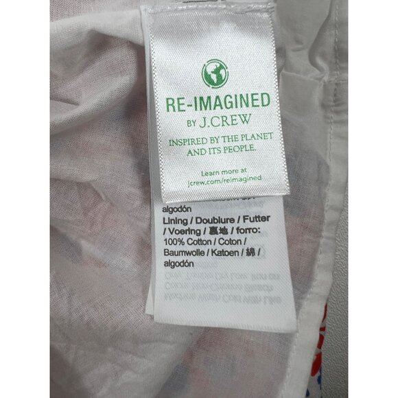 Girls Crewcuts Floral Sleeveless Dress With Ruffle Straps & Button Front Red & B - Picture 12 of 13